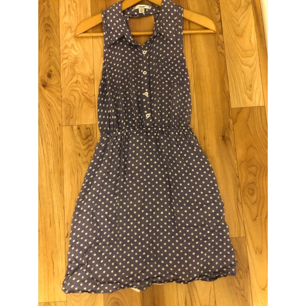 50’s Inspired Short Cross Back Dress by Papaya